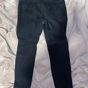 Black jeggings from American Eagle, size 14 short